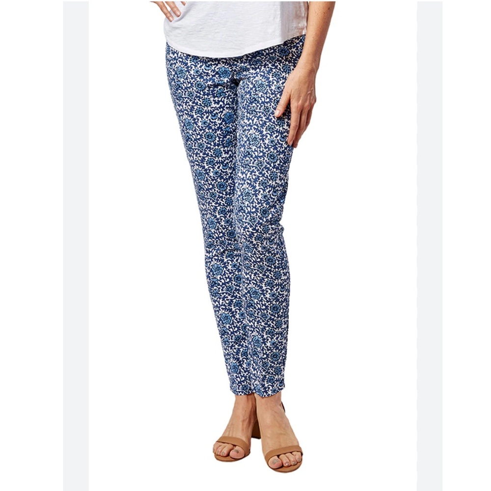 PEACE OF CLOTH JASMINE PANT - BLUE PRIMROSE STRETCH 2